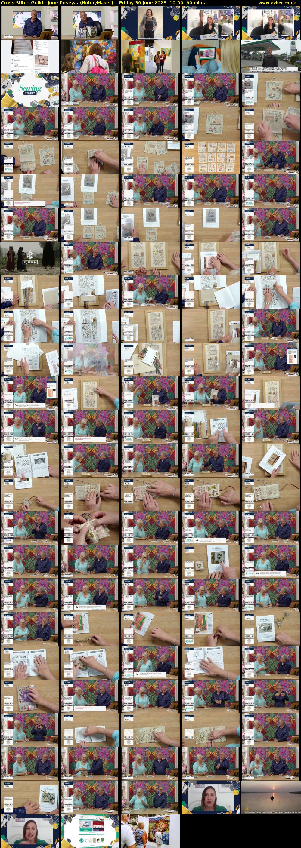 Cross Stitch Guild - June Posey... (HobbyMaker) Friday 30 June 2023 10:00 - 11:00