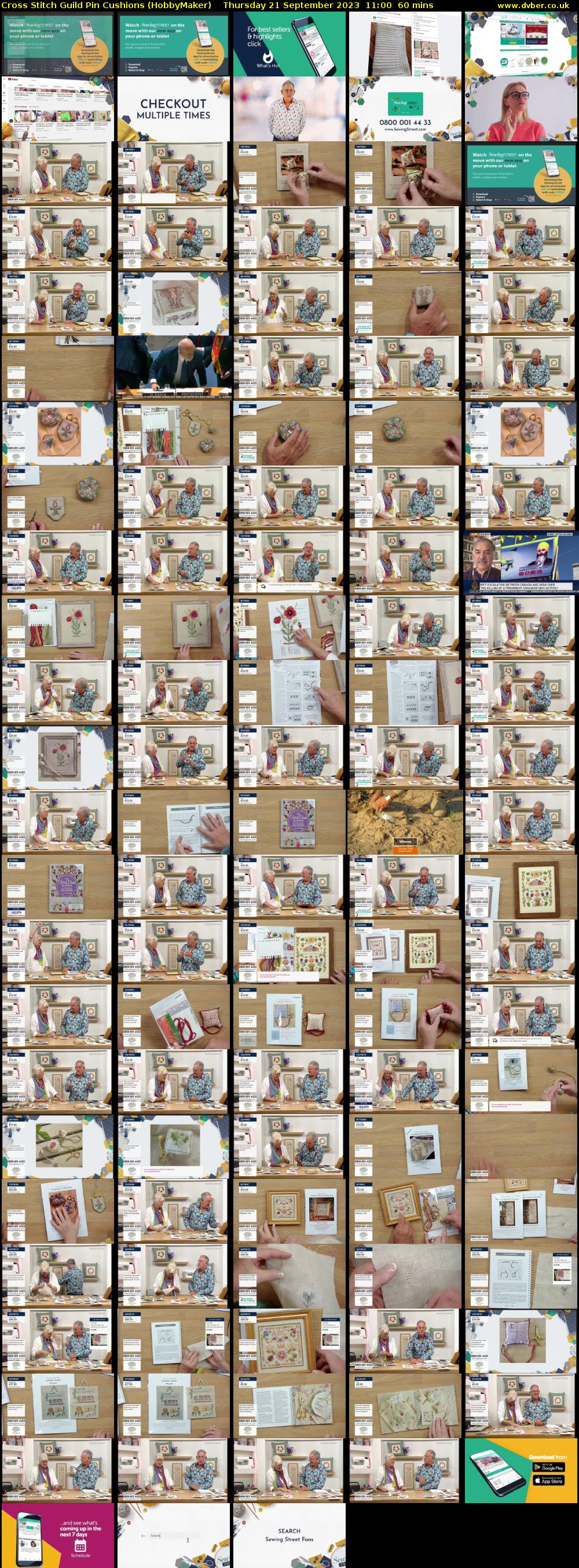 Cross Stitch Guild Pin Cushions (HobbyMaker) Thursday 21 September 2023 11:00 - 12:00