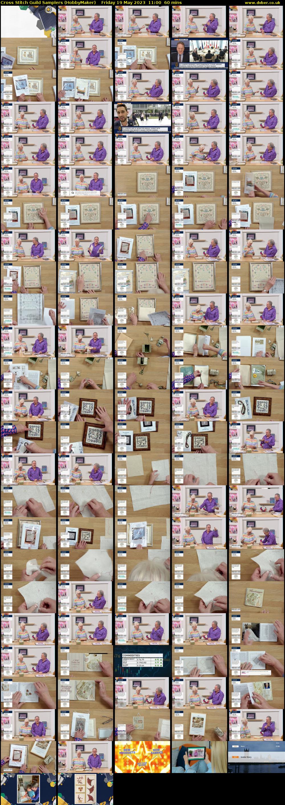 Cross Stitch Guild Samplers (HobbyMaker) Friday 19 May 2023 11:00 - 12:00