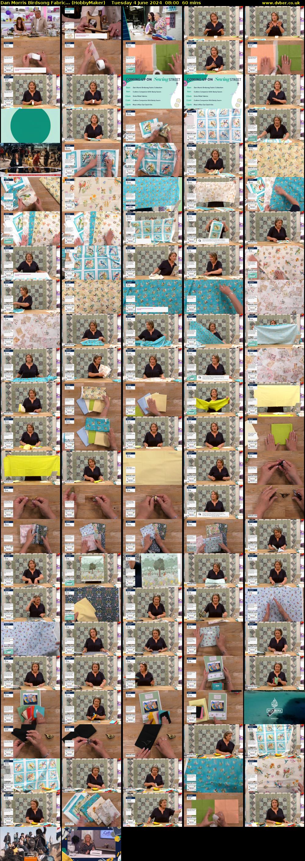 Dan Morris Birdsong Fabric... (HobbyMaker) Tuesday 4 June 2024 08:00 - 09:00