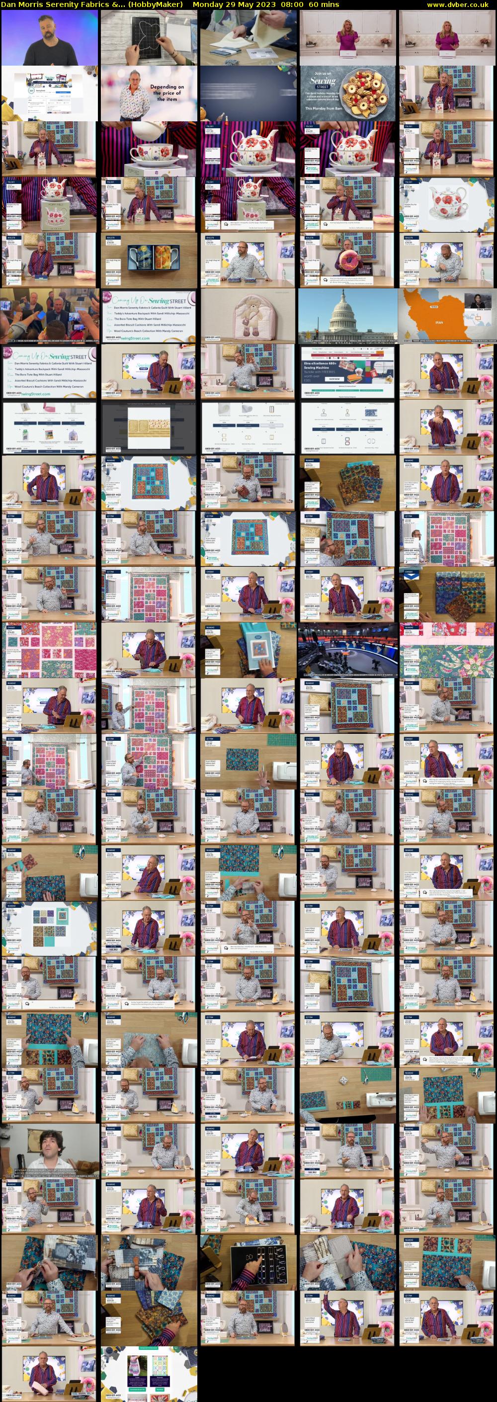 Dan Morris Serenity Fabrics &... (HobbyMaker) Monday 29 May 2023 08:00 - 09:00
