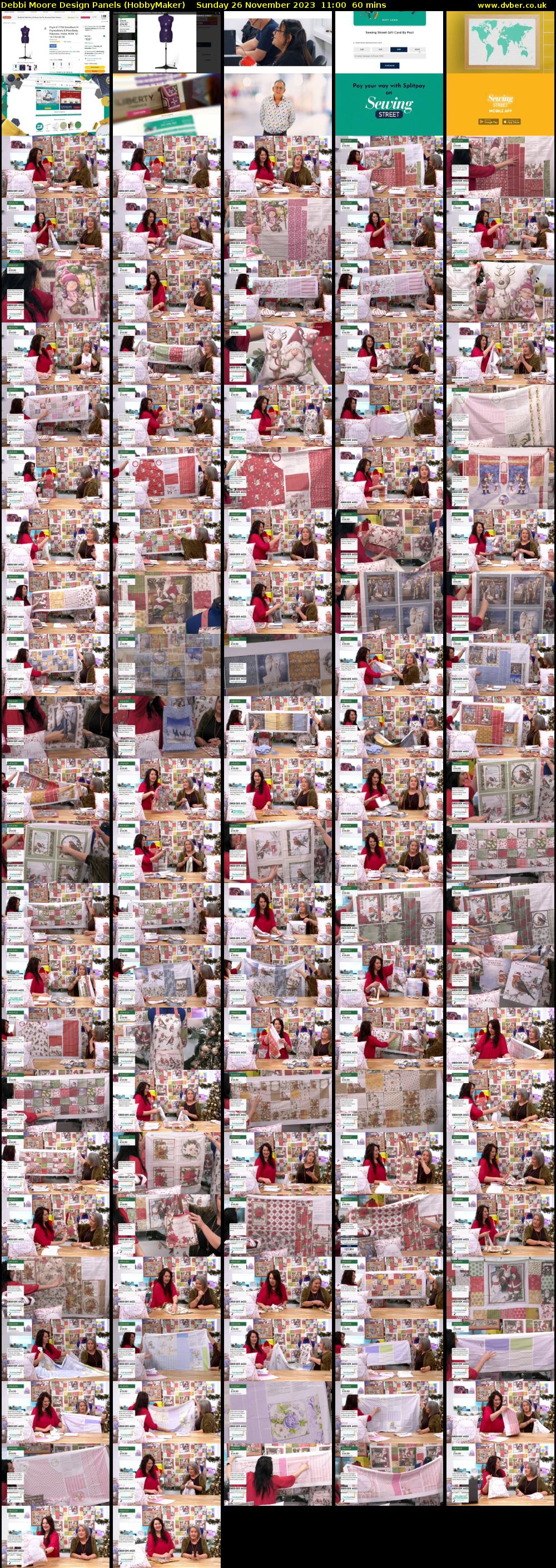 Debbi Moore Design Panels (HobbyMaker) Sunday 26 November 2023 11:00 - 12:00