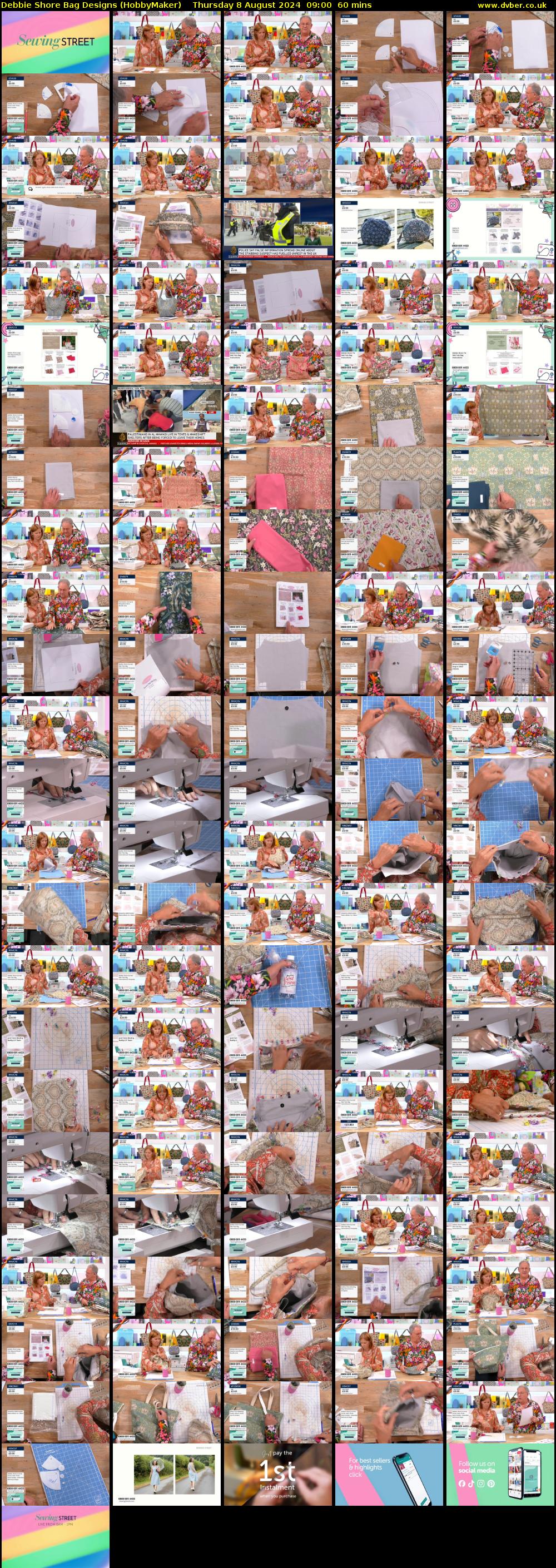 Debbie Shore Bag Designs (HobbyMaker) Thursday 8 August 2024 09:00 - 10:00
