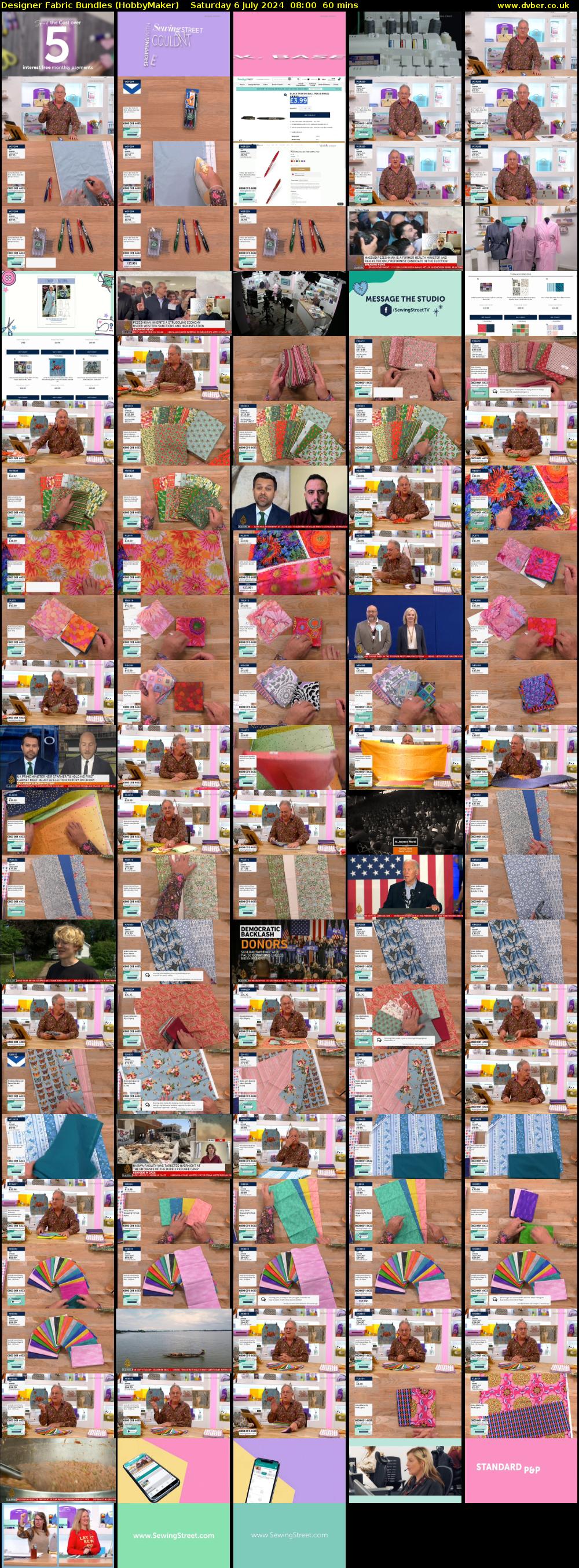 Designer Fabric Bundles (HobbyMaker) Saturday 6 July 2024 08:00 - 09:00