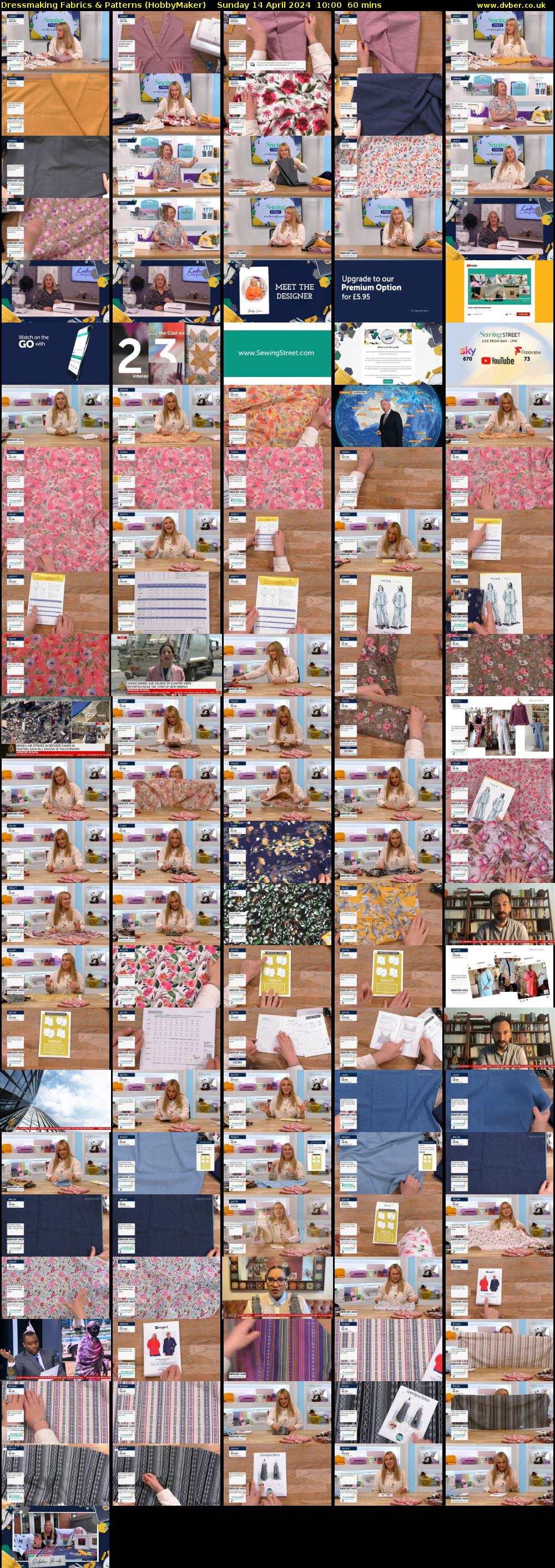 Dressmaking Fabrics & Patterns (HobbyMaker) Sunday 14 April 2024 10:00 - 11:00