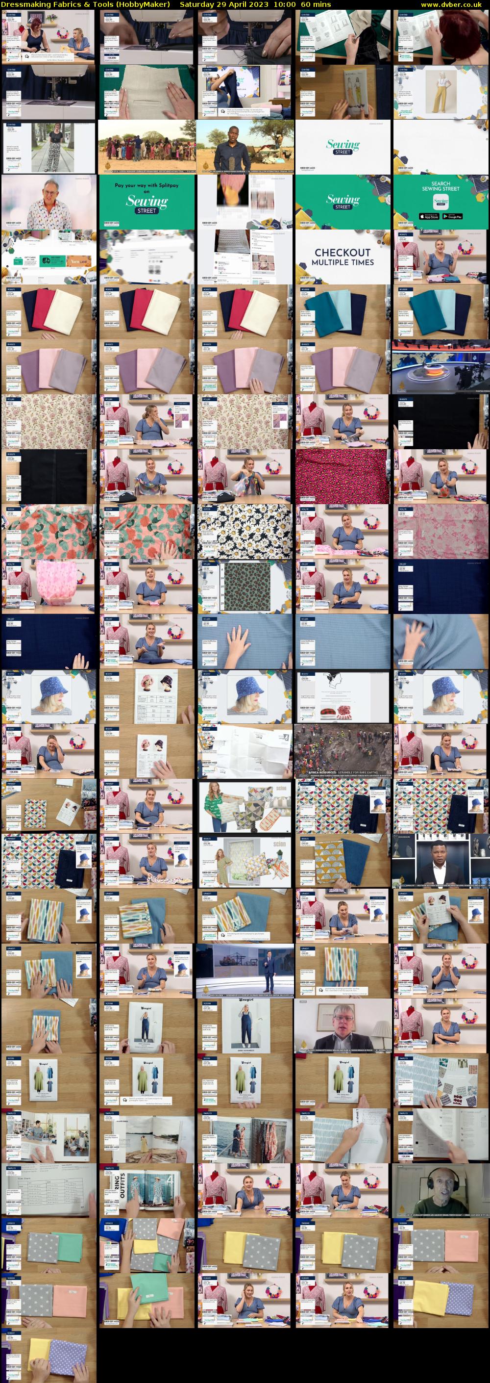 Dressmaking Fabrics & Tools (HobbyMaker) Saturday 29 April 2023 10:00 - 11:00