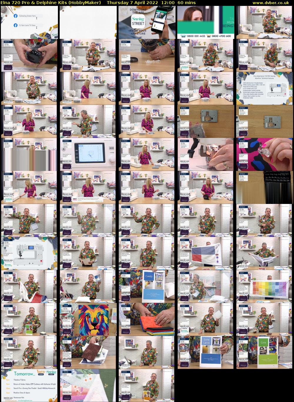 Elna 720 Pro & Delphine Kits (HobbyMaker) Thursday 7 April 2022 12:00 - 13:00