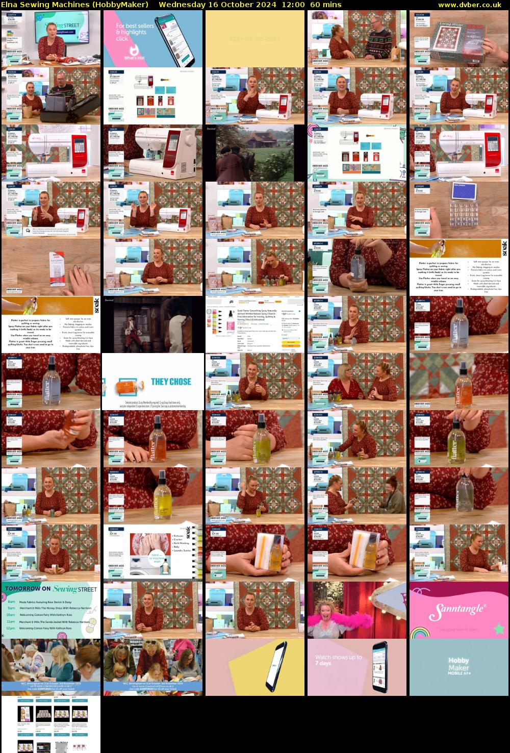 Elna Sewing Machines (HobbyMaker) Wednesday 16 October 2024 12:00 - 13:00