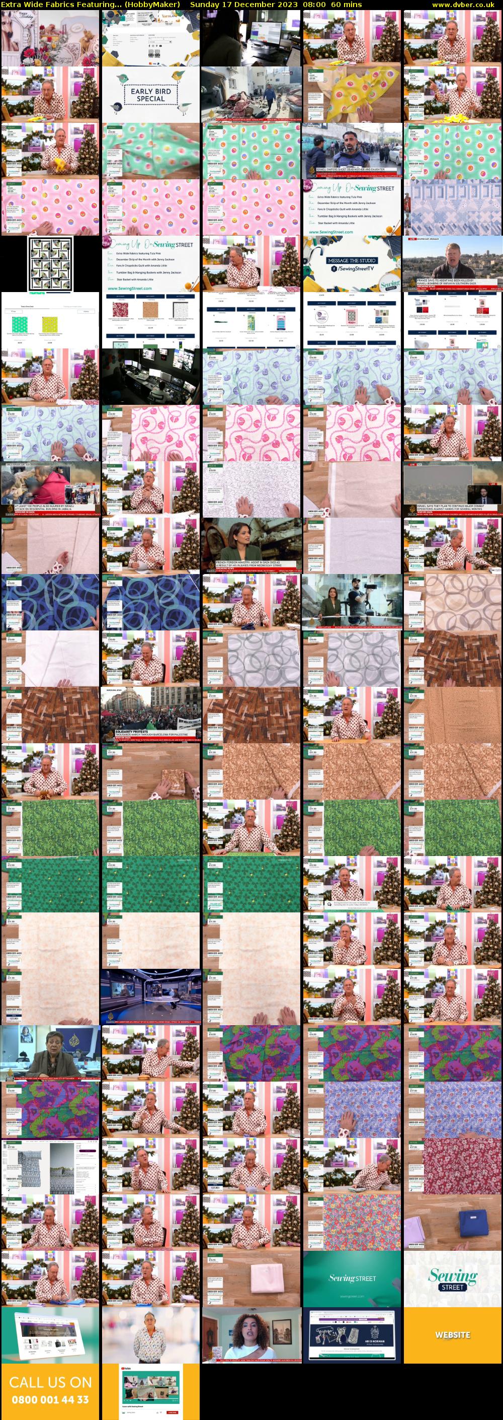 Extra Wide Fabrics Featuring... (HobbyMaker) Sunday 17 December 2023 08:00 - 09:00