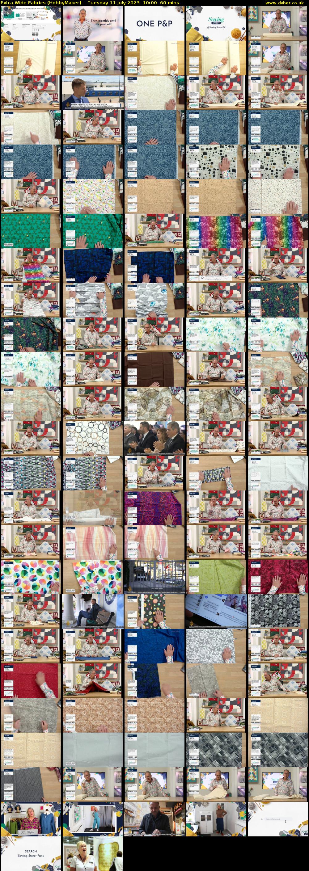 Extra Wide Fabrics (HobbyMaker) Tuesday 11 July 2023 10:00 - 11:00