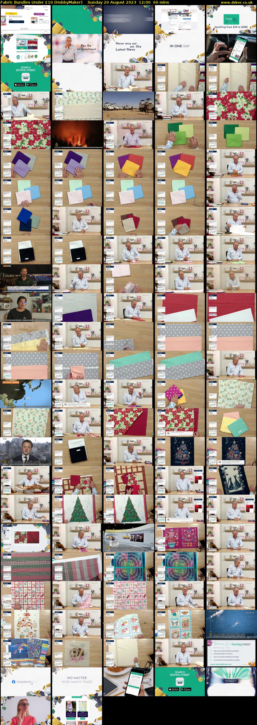 Fabric Bundles Under £10 (HobbyMaker) Sunday 20 August 2023 12:00 - 13:00
