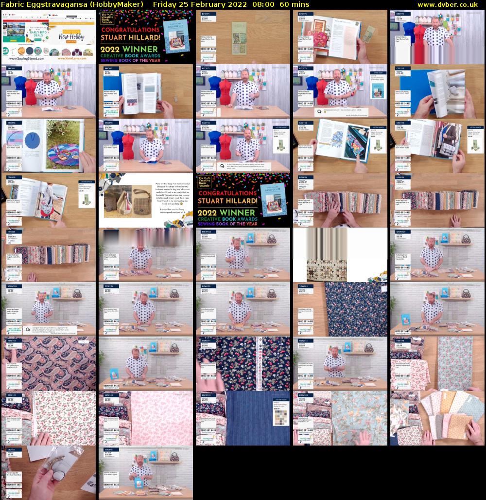 Fabric Eggstravagansa (HobbyMaker) Friday 25 February 2022 08:00 - 09:00