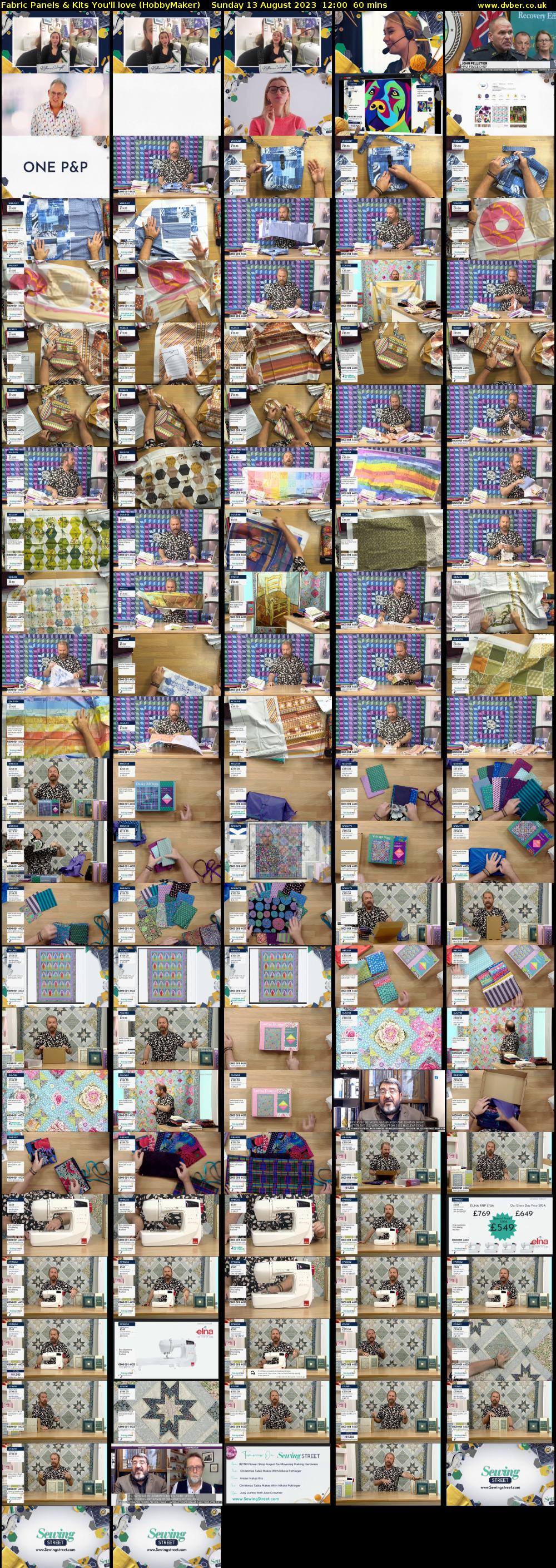 Fabric Panels & Kits You'll love (HobbyMaker) Sunday 13 August 2023 12:00 - 13:00