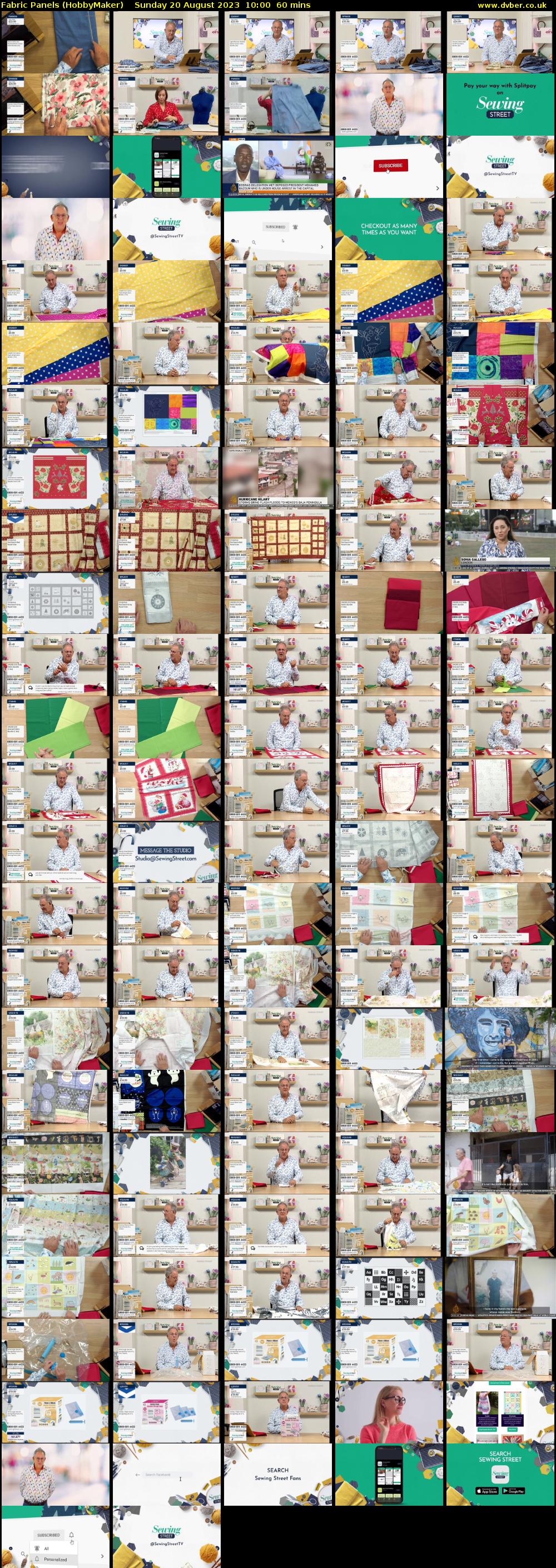 Fabric Panels (HobbyMaker) Sunday 20 August 2023 10:00 - 11:00