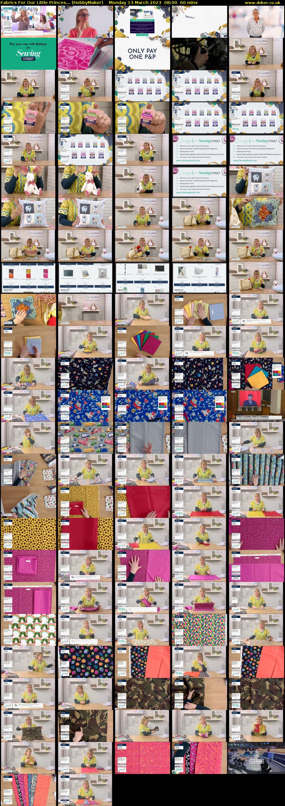 Fabrics For Our Little Princes... (HobbyMaker) Monday 13 March 2023 08:00 - 09:00