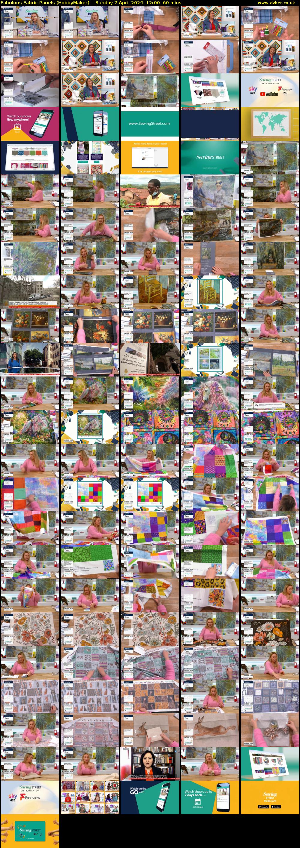 Fabulous Fabric Panels (HobbyMaker) Sunday 7 April 2024 12:00 - 13:00