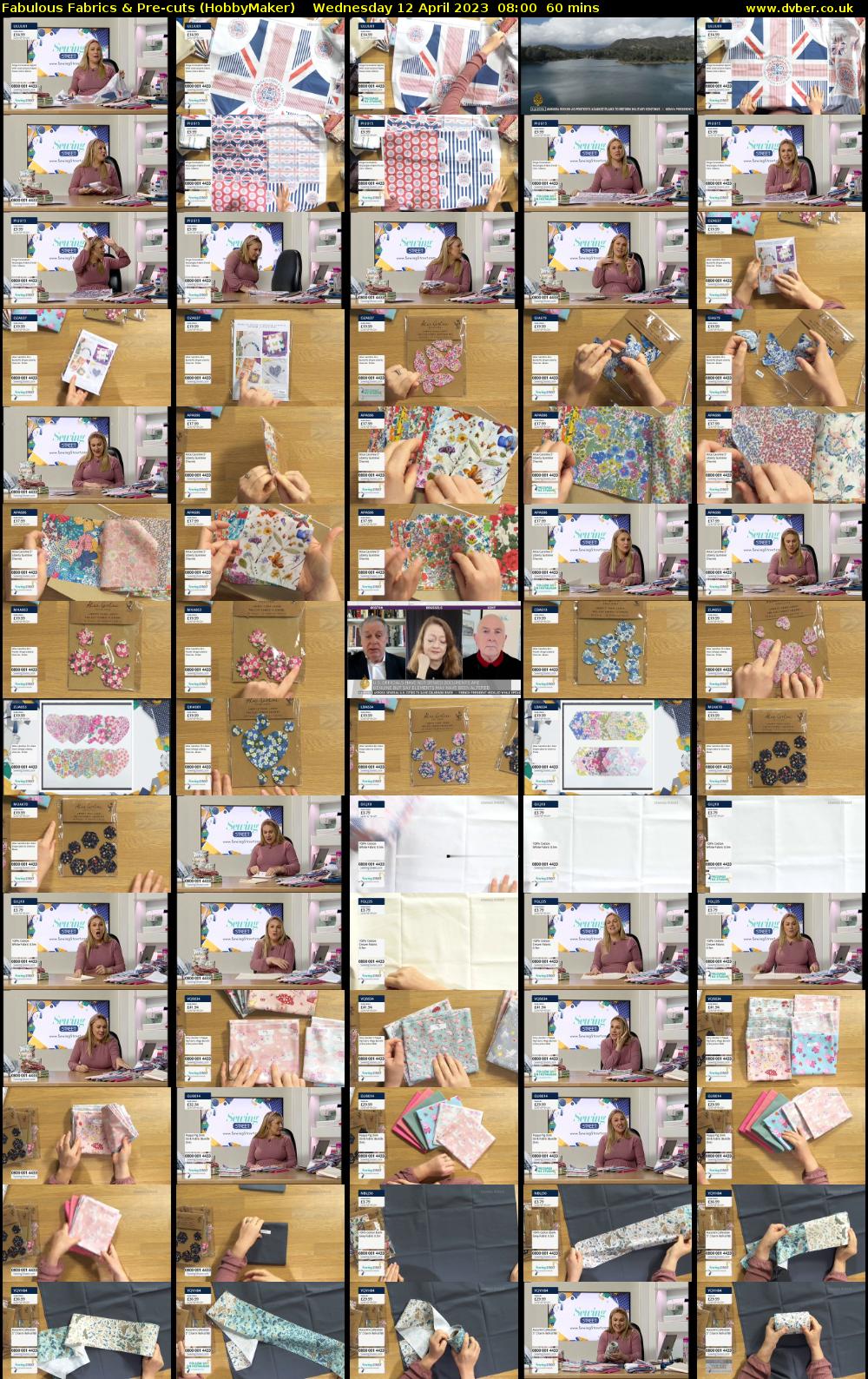 Fabulous Fabrics & Pre-cuts (HobbyMaker) Wednesday 12 April 2023 08:00 - 09:00