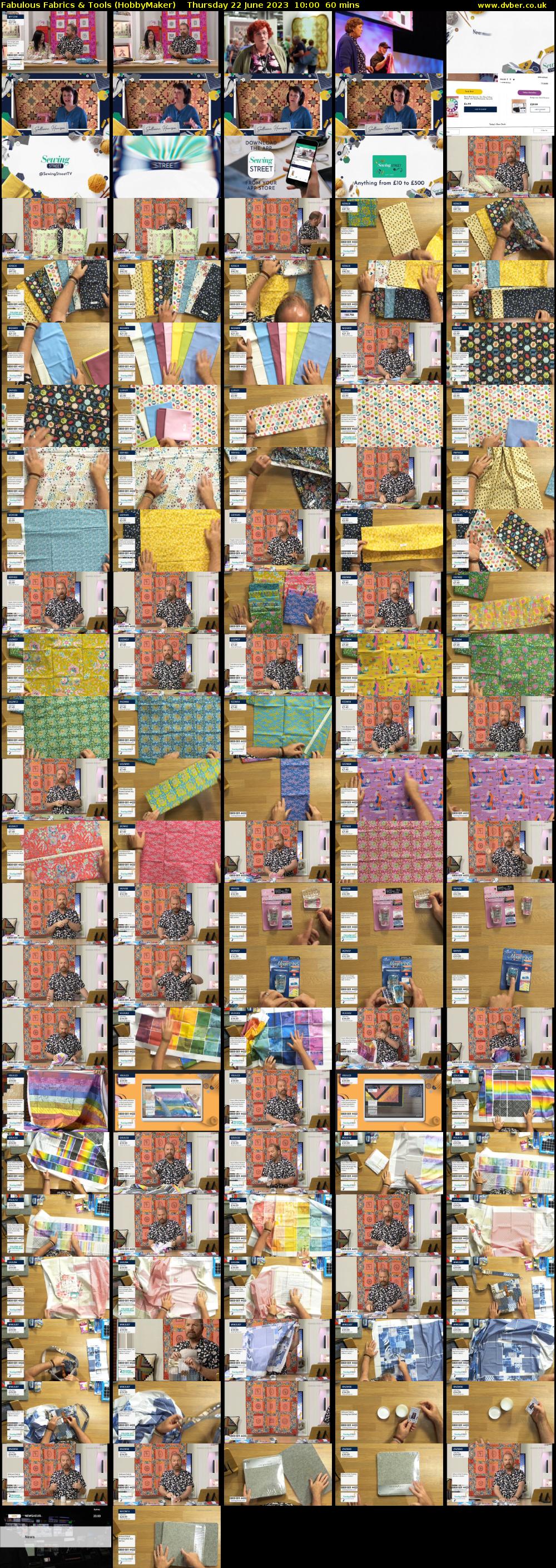 Fabulous Fabrics & Tools (HobbyMaker) Thursday 22 June 2023 10:00 - 11:00