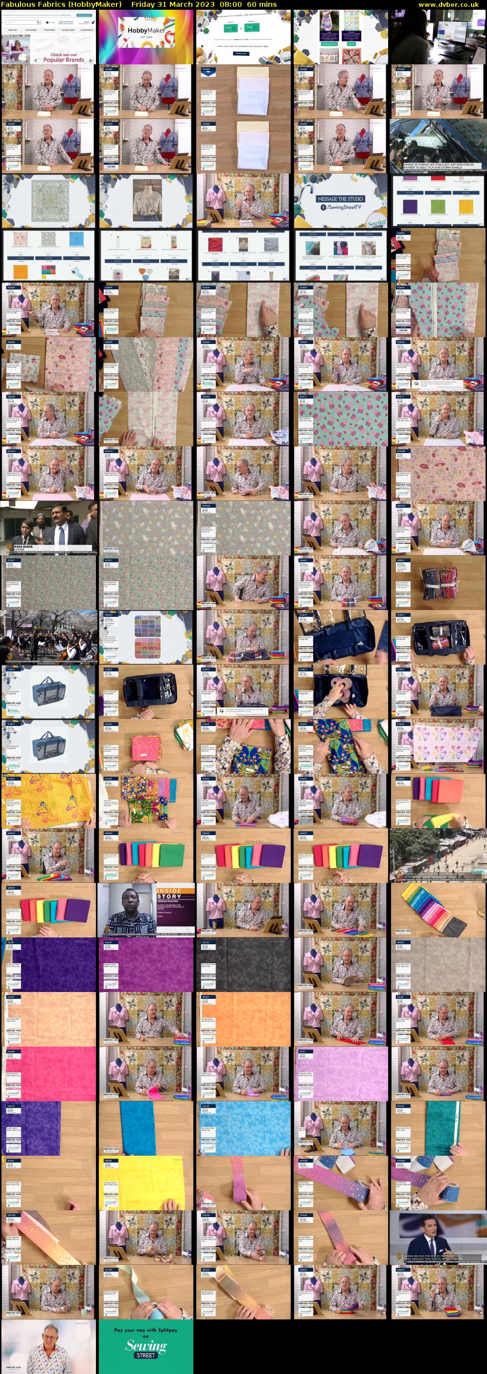 Fabulous Fabrics (HobbyMaker) Friday 31 March 2023 08:00 - 09:00