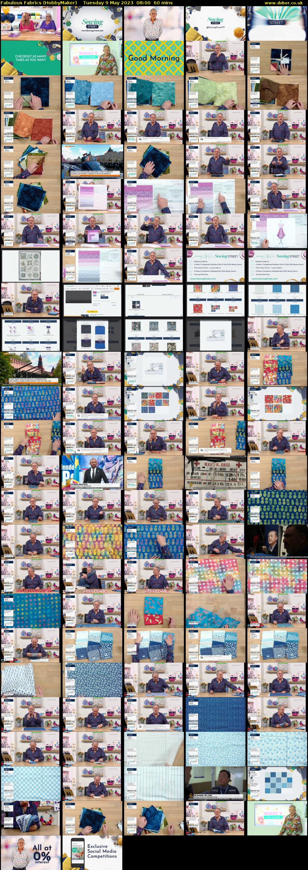 Fabulous Fabrics (HobbyMaker) Tuesday 9 May 2023 08:00 - 09:00