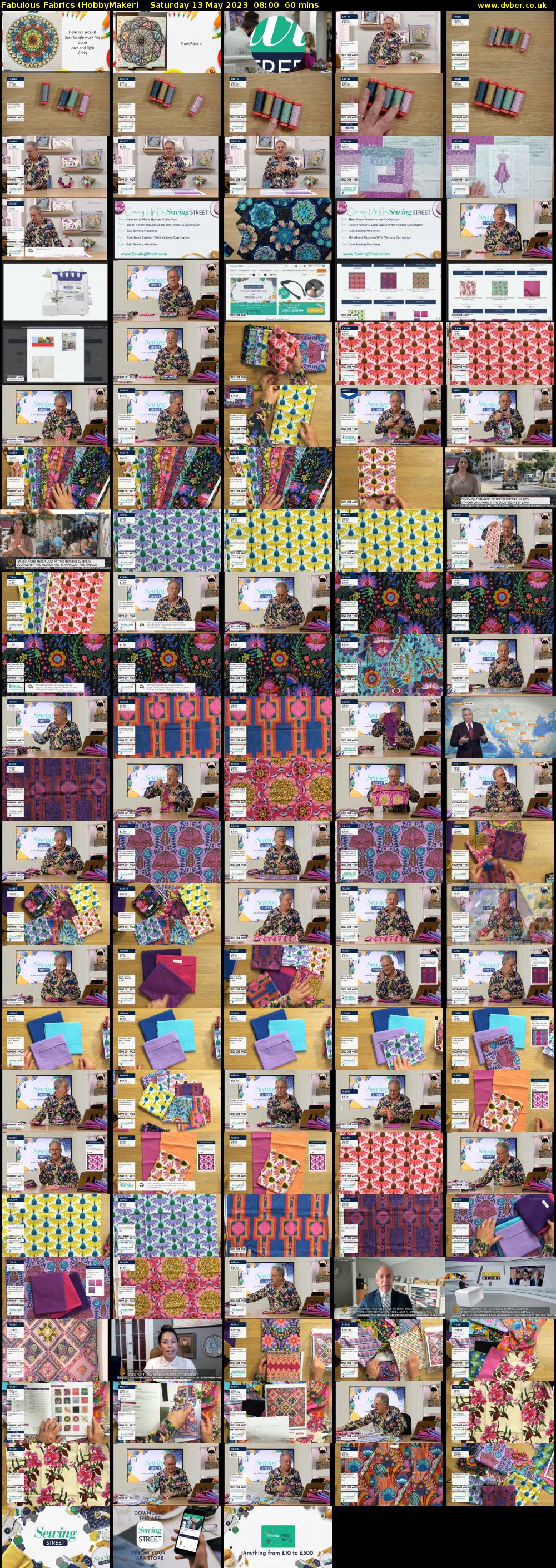 Fabulous Fabrics (HobbyMaker) Saturday 13 May 2023 08:00 - 09:00