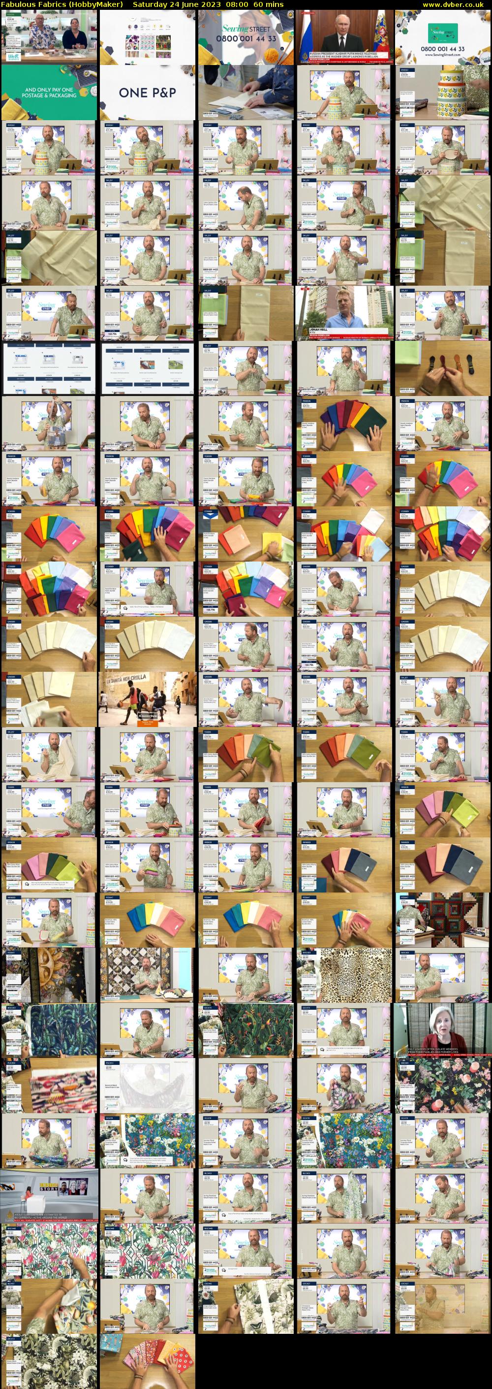 Fabulous Fabrics (HobbyMaker) Saturday 24 June 2023 08:00 - 09:00