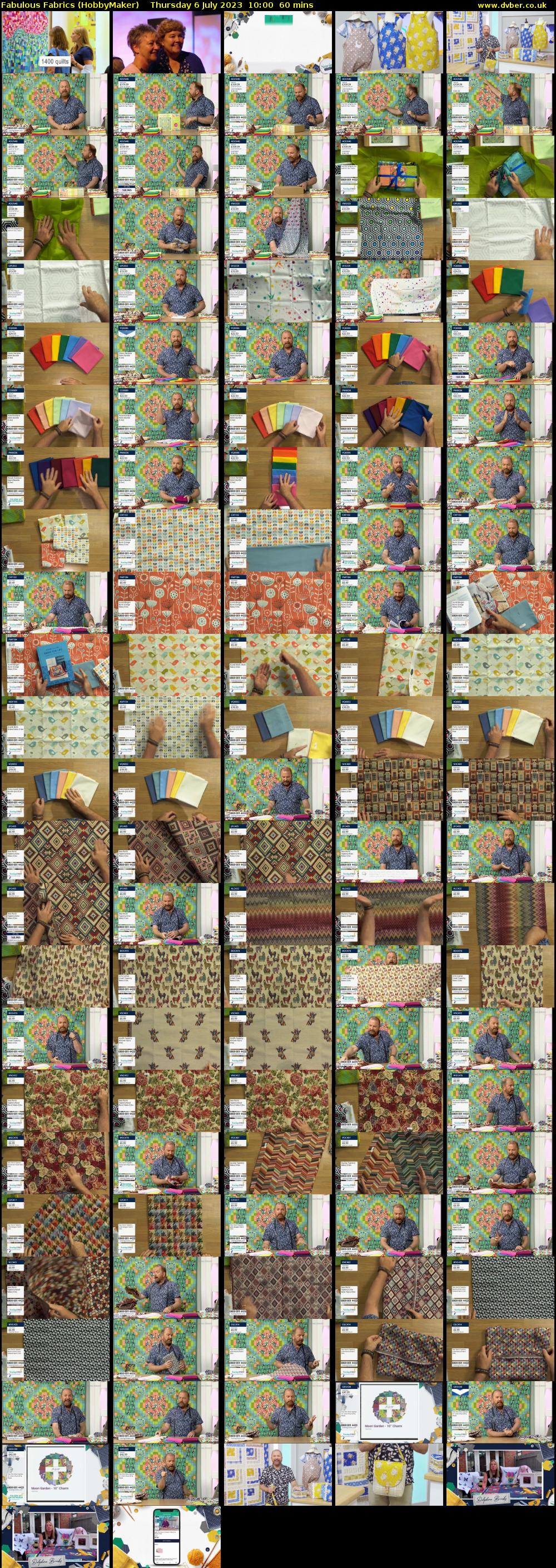 Fabulous Fabrics (HobbyMaker) Thursday 6 July 2023 10:00 - 11:00
