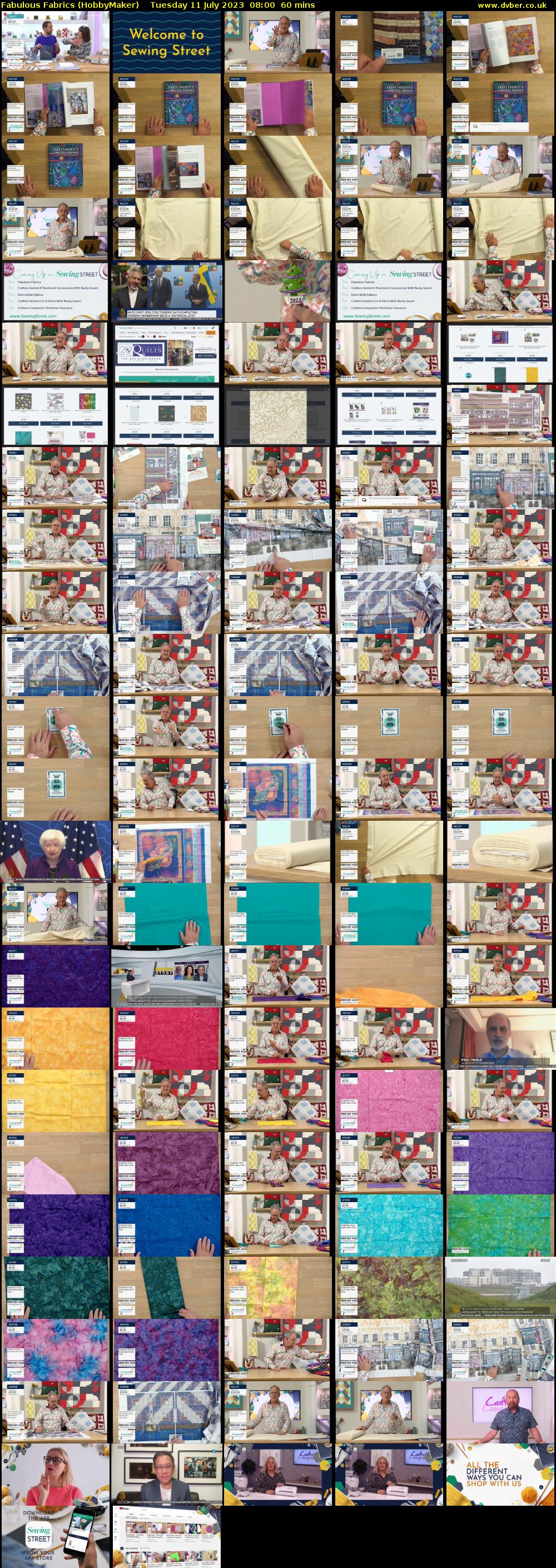 Fabulous Fabrics (HobbyMaker) Tuesday 11 July 2023 08:00 - 09:00