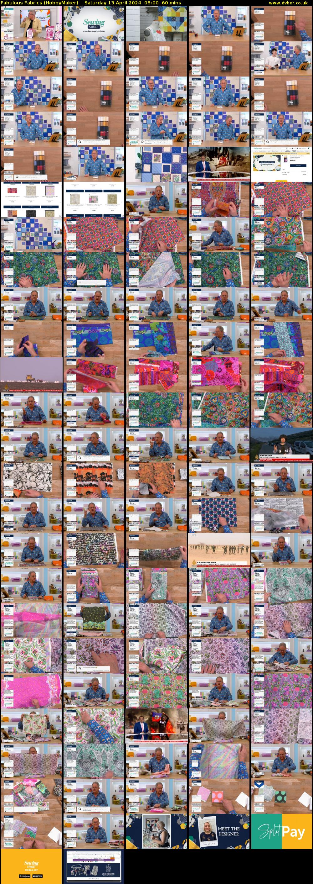Fabulous Fabrics (HobbyMaker) Saturday 13 April 2024 08:00 - 09:00