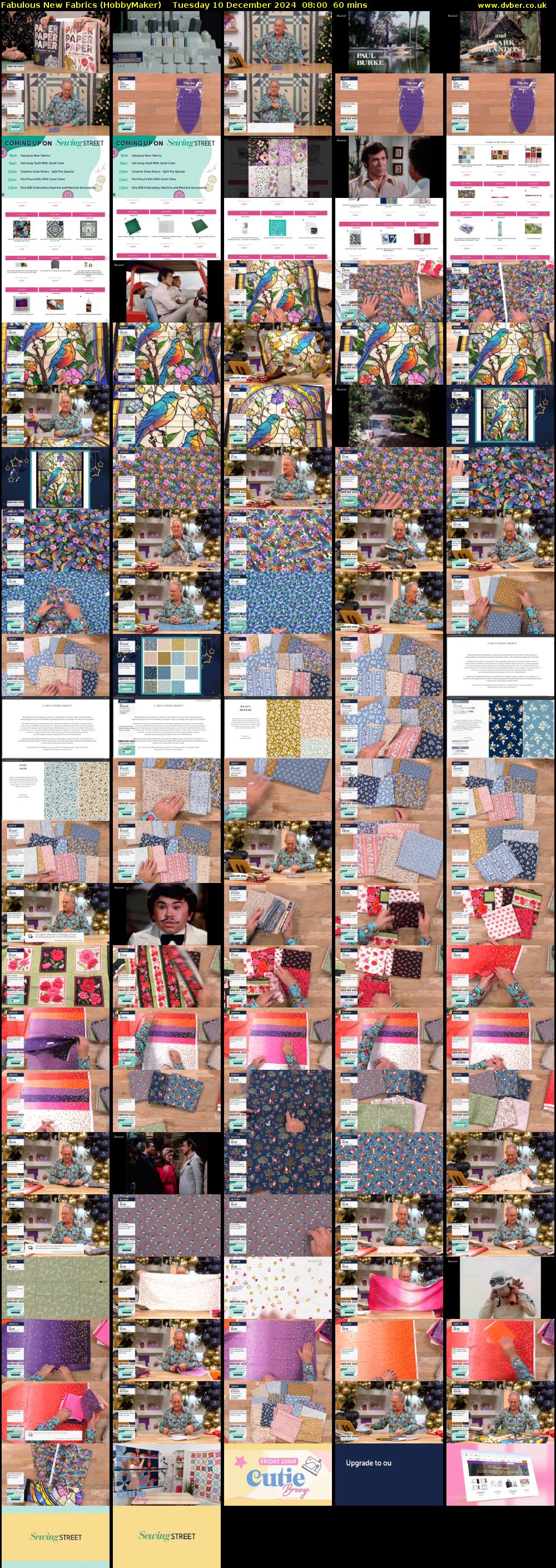 Fabulous New Fabrics (HobbyMaker) Tuesday 10 December 2024 08:00 - 09:00