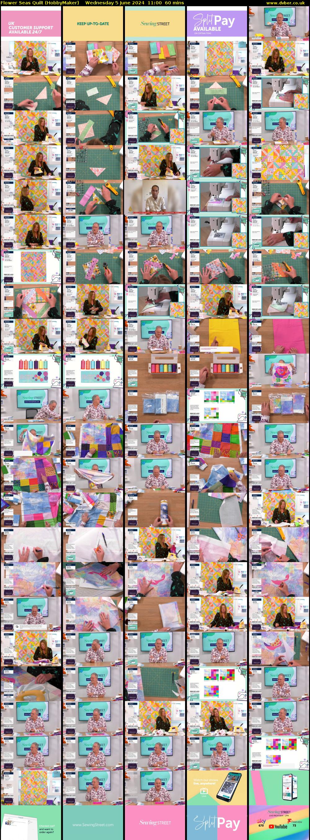 Flower Seas Quilt (HobbyMaker) Wednesday 5 June 2024 11:00 - 12:00