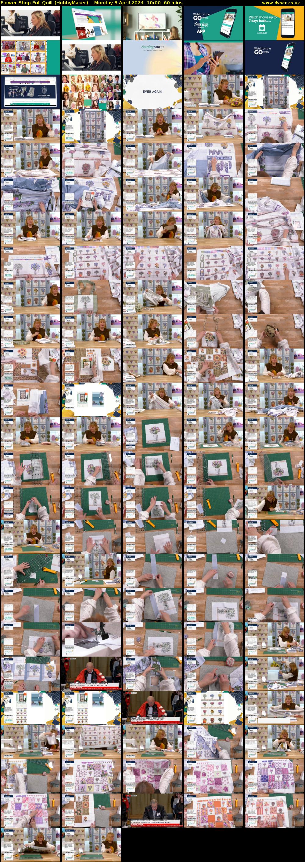 Flower Shop Full Quilt (HobbyMaker) Monday 8 April 2024 10:00 - 11:00