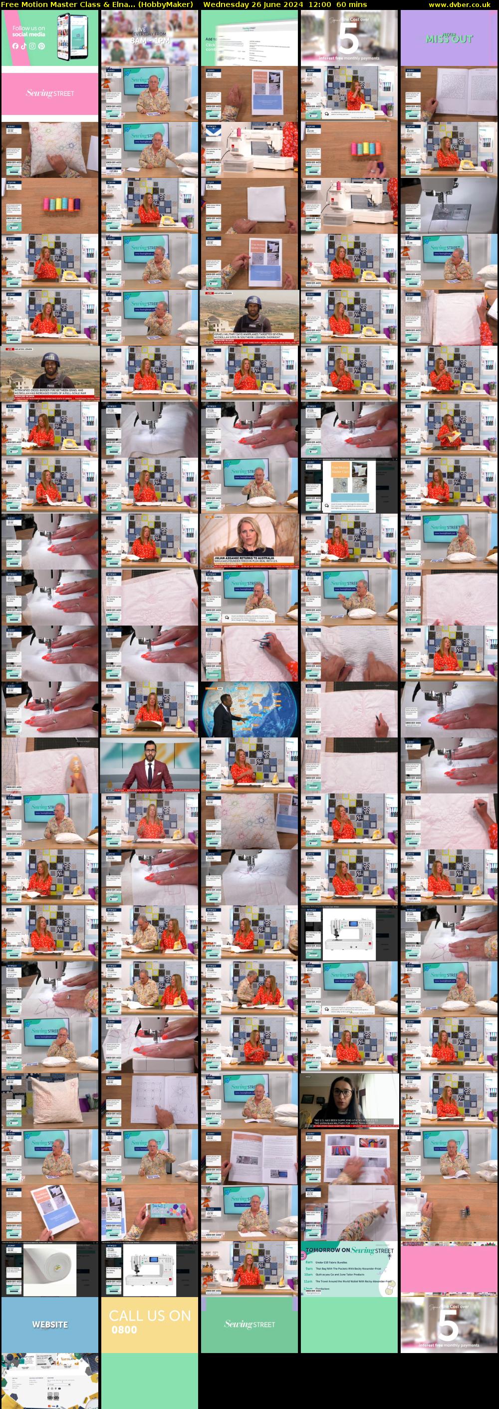 Free Motion Master Class & Elna... (HobbyMaker) Wednesday 26 June 2024 12:00 - 13:00