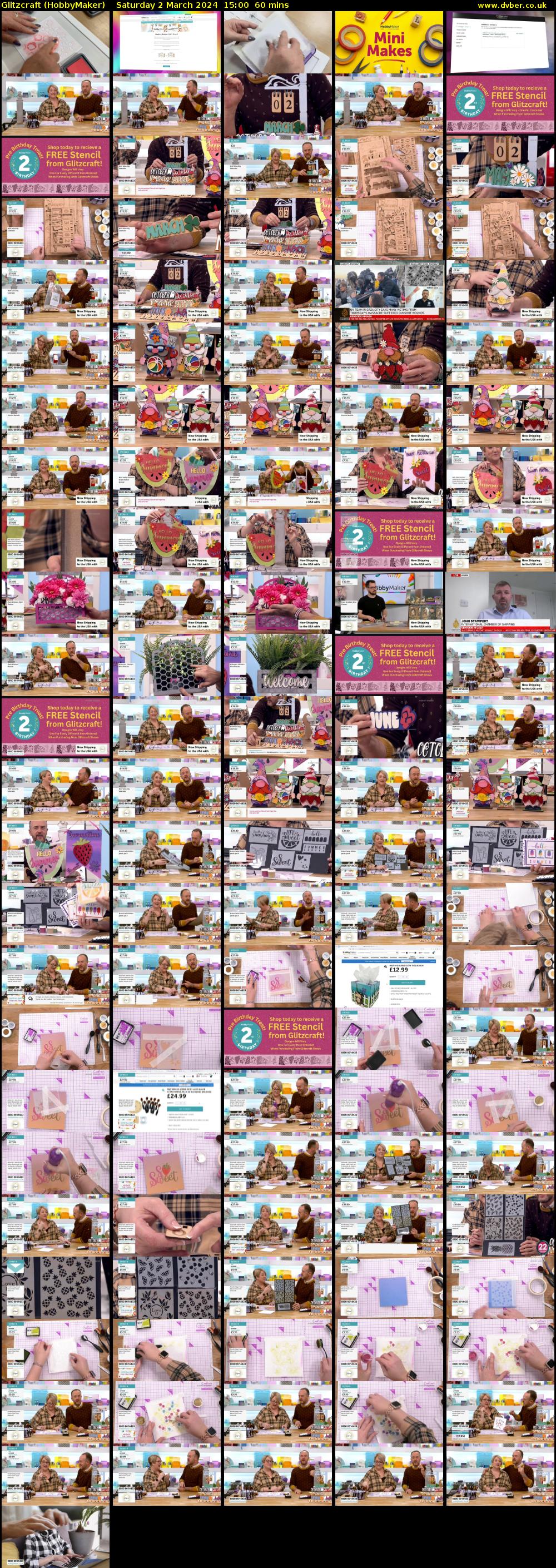 Glitzcraft (HobbyMaker) Saturday 2 March 2024 15:00 - 16:00
