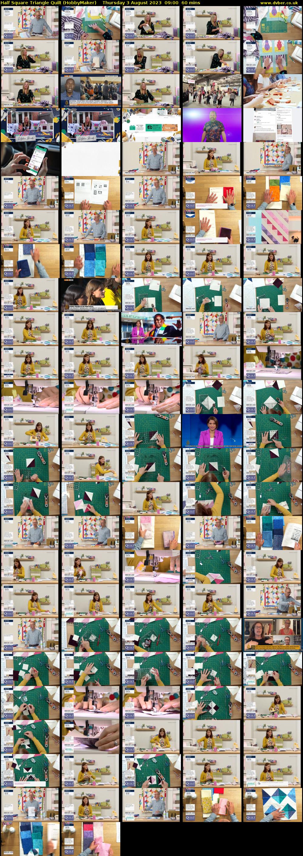 Half Square Triangle Quilt (HobbyMaker) Thursday 3 August 2023 09:00 - 10:00