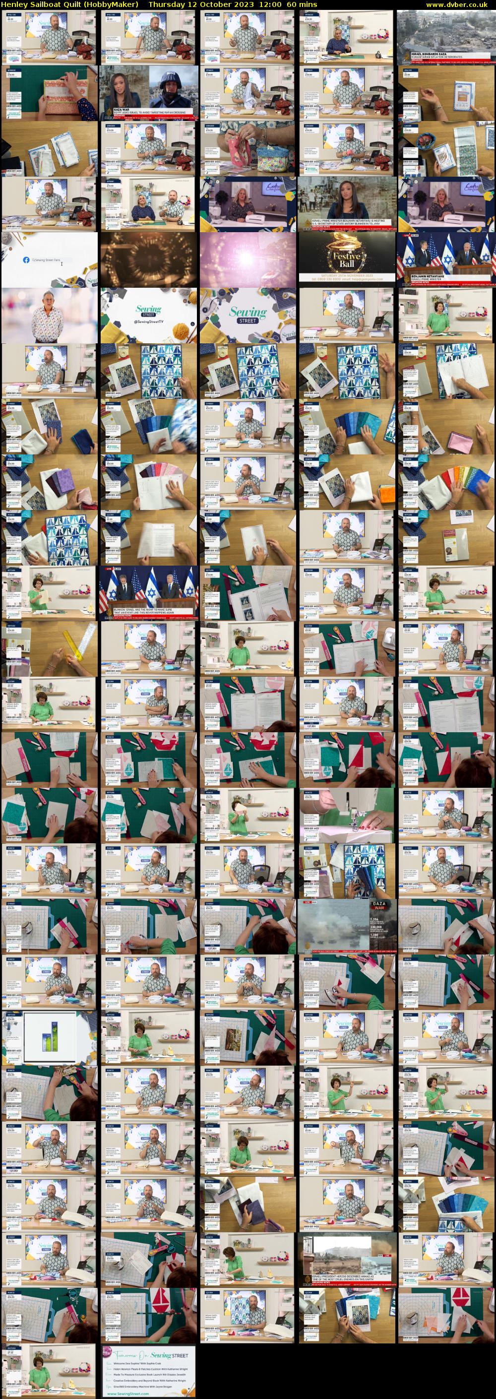 Henley Sailboat Quilt (HobbyMaker) Thursday 12 October 2023 12:00 - 13:00