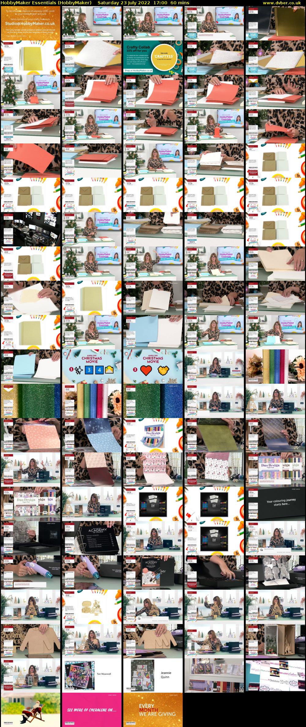 HobbyMaker Essentials (HobbyMaker) Saturday 23 July 2022 17:00 - 18:00