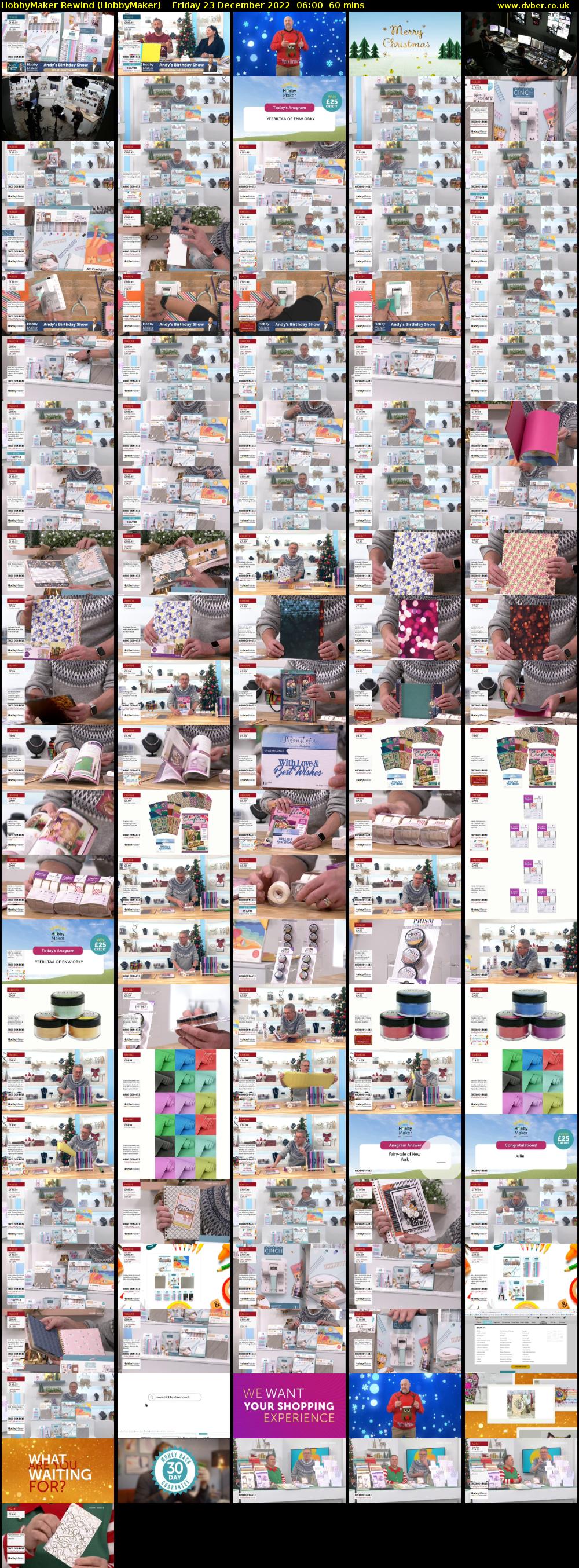 HobbyMaker Rewind (HobbyMaker) Friday 23 December 2022 06:00 - 07:00