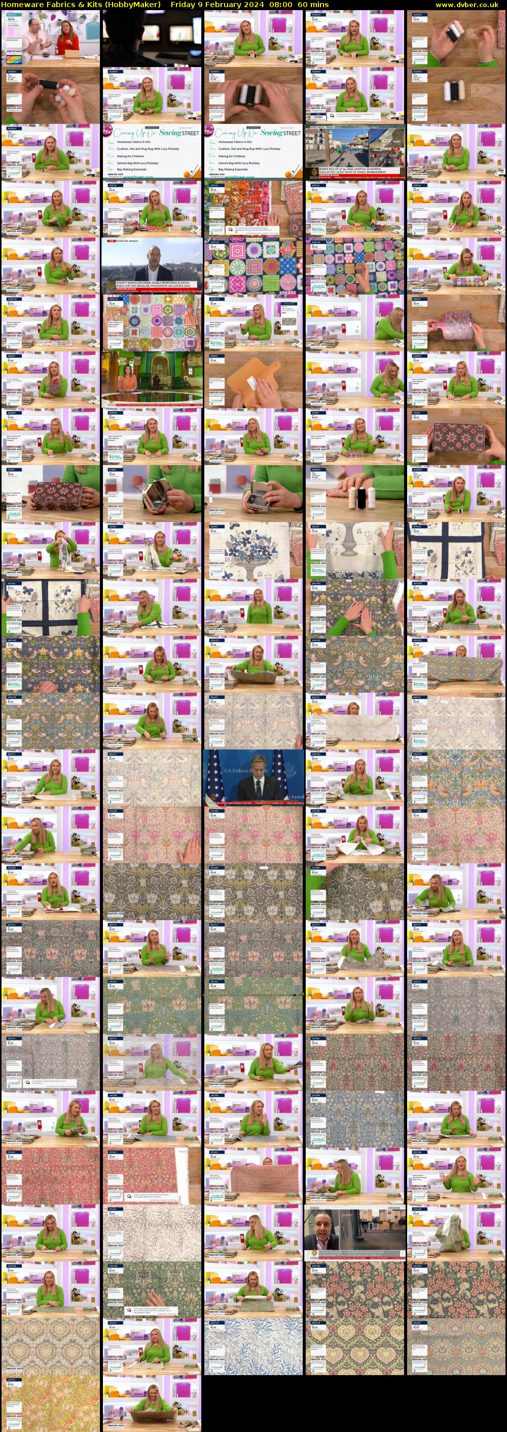 Homeware Fabrics & Kits (HobbyMaker) Friday 9 February 2024 08:00 - 09:00