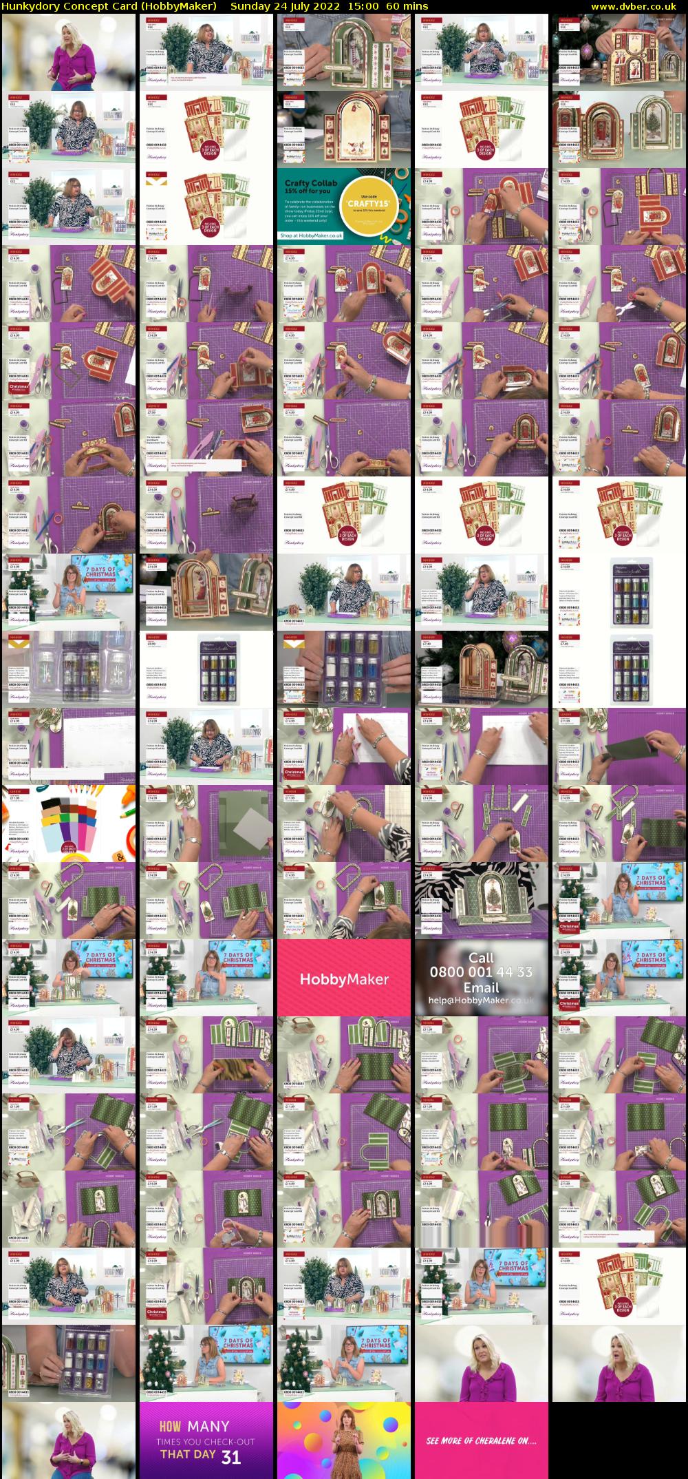 Hunkydory Concept Card (HobbyMaker) Sunday 24 July 2022 15:00 - 16:00