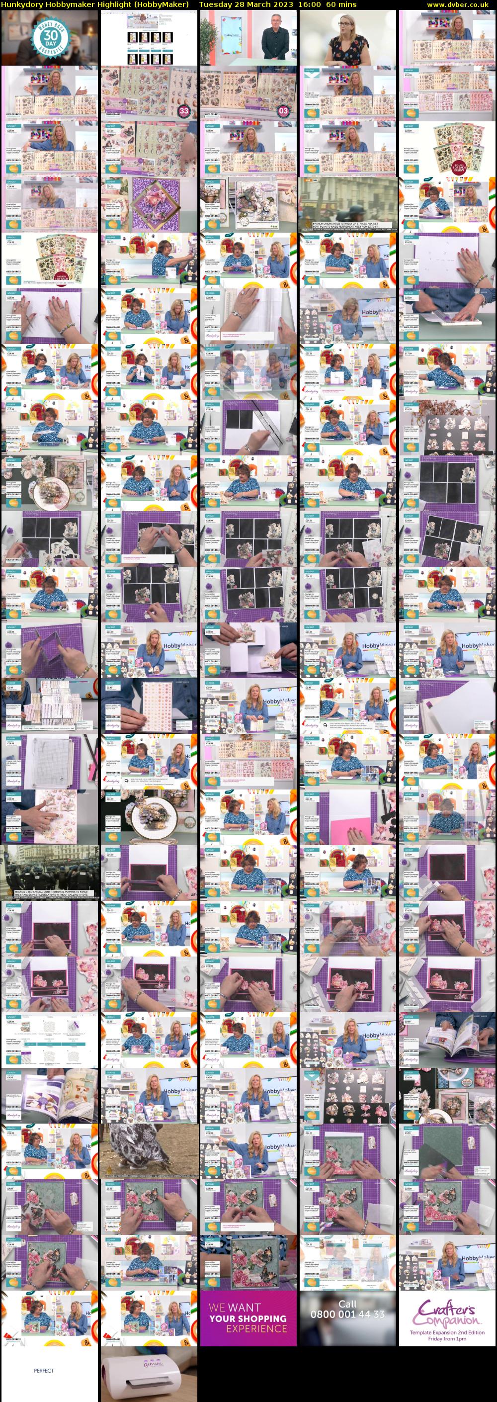 Hunkydory Hobbymaker Highlight (HobbyMaker) Tuesday 28 March 2023 16:00 - 17:00