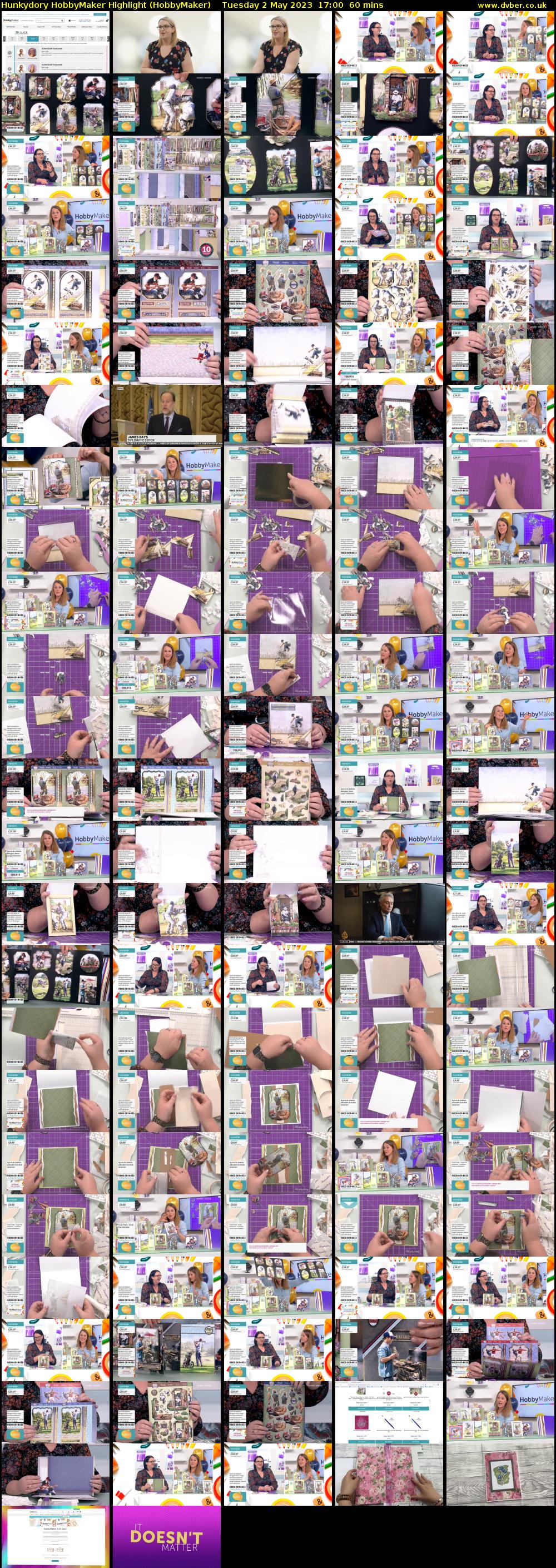 Hunkydory Hobbymaker Highlight (HobbyMaker) Tuesday 2 May 2023 17:00 - 18:00
