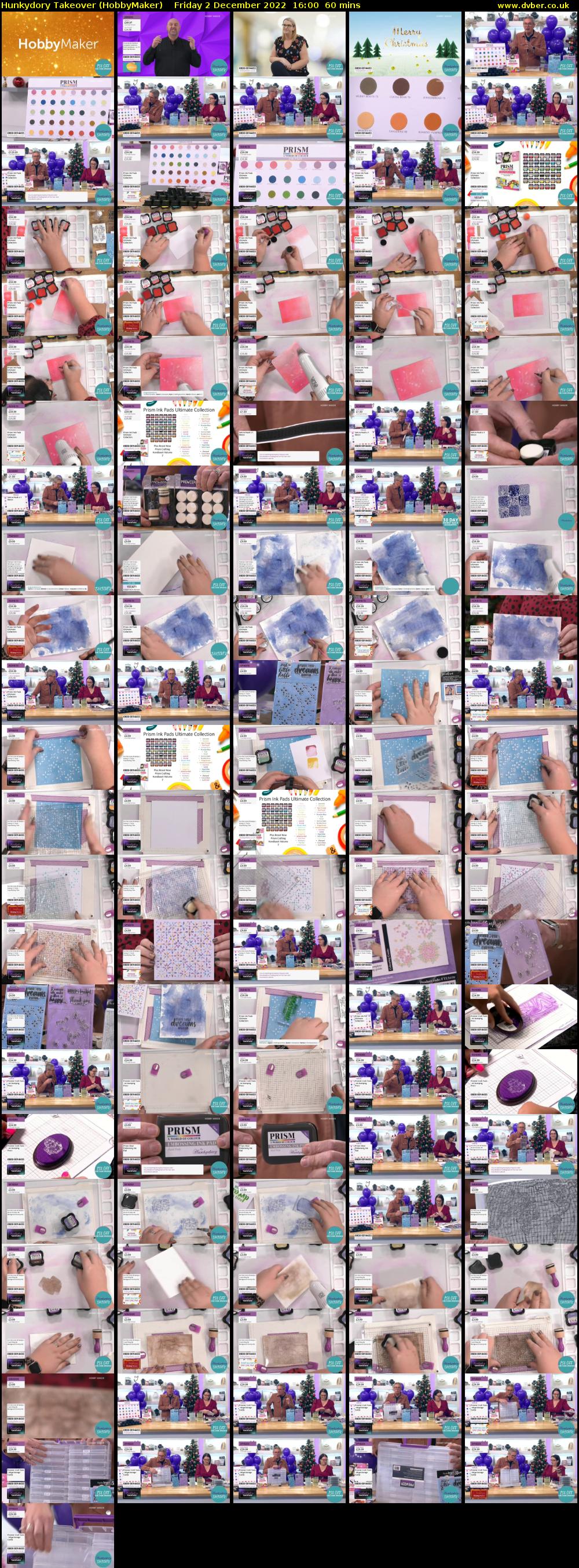 Hunkydory Takeover (HobbyMaker) Friday 2 December 2022 16:00 - 17:00