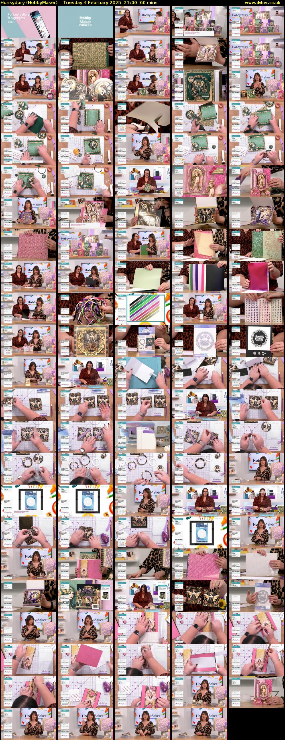 Hunkydory (HobbyMaker) Tuesday 4 February 2025 21:00 - 22:00
