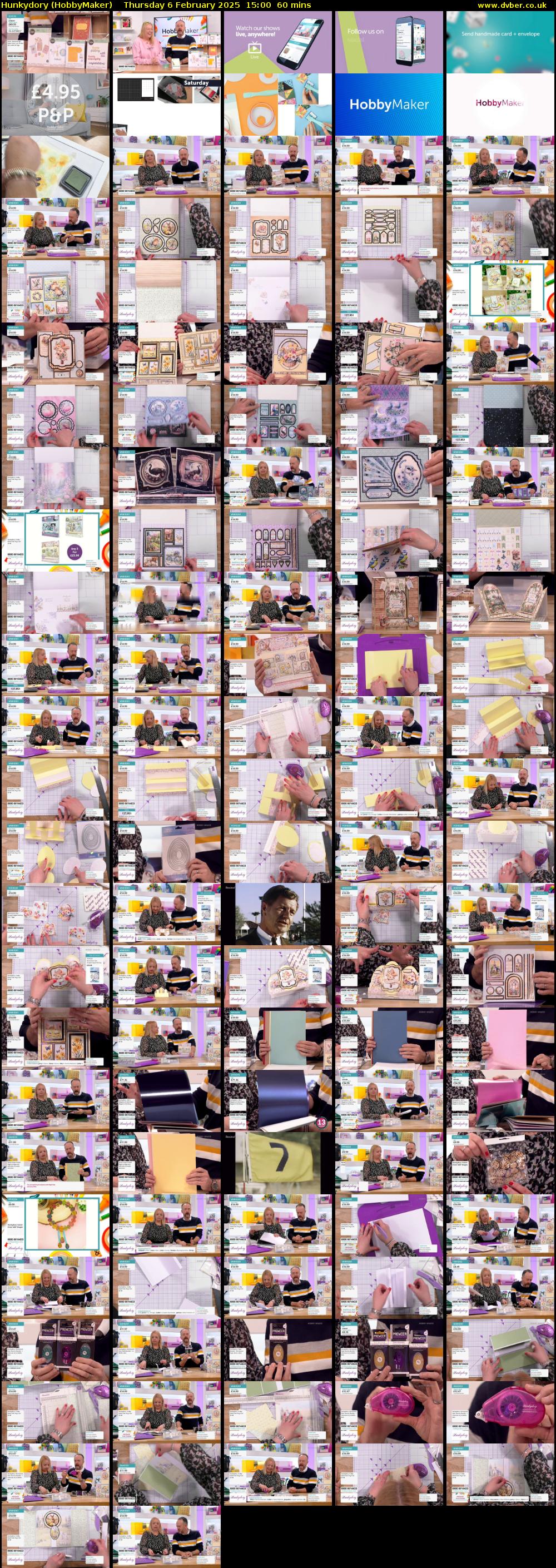 Hunkydory (HobbyMaker) Thursday 6 February 2025 15:00 - 16:00