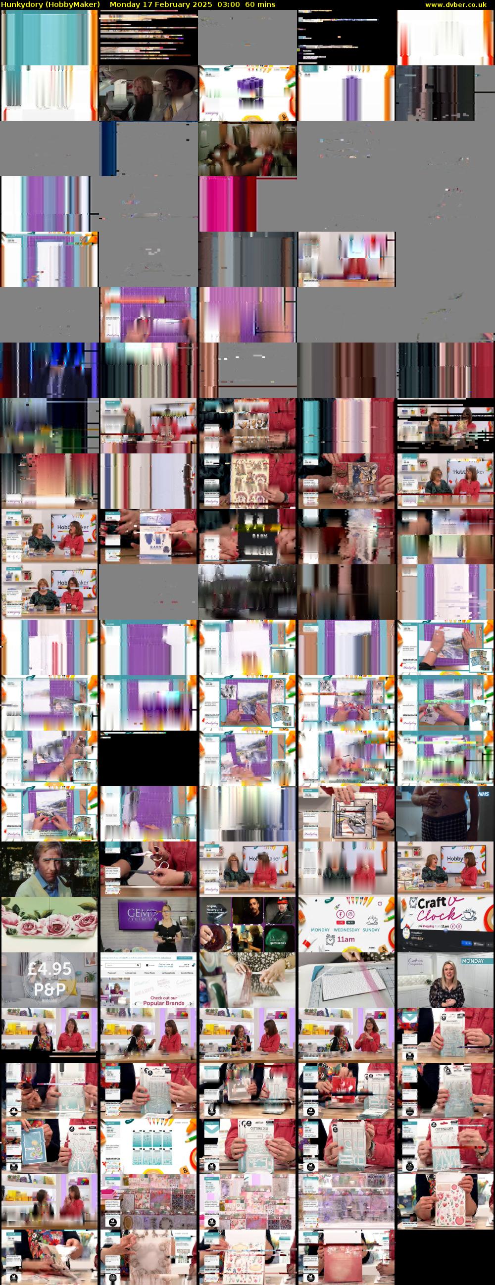 Hunkydory (HobbyMaker) Monday 17 February 2025 03:00 - 04:00