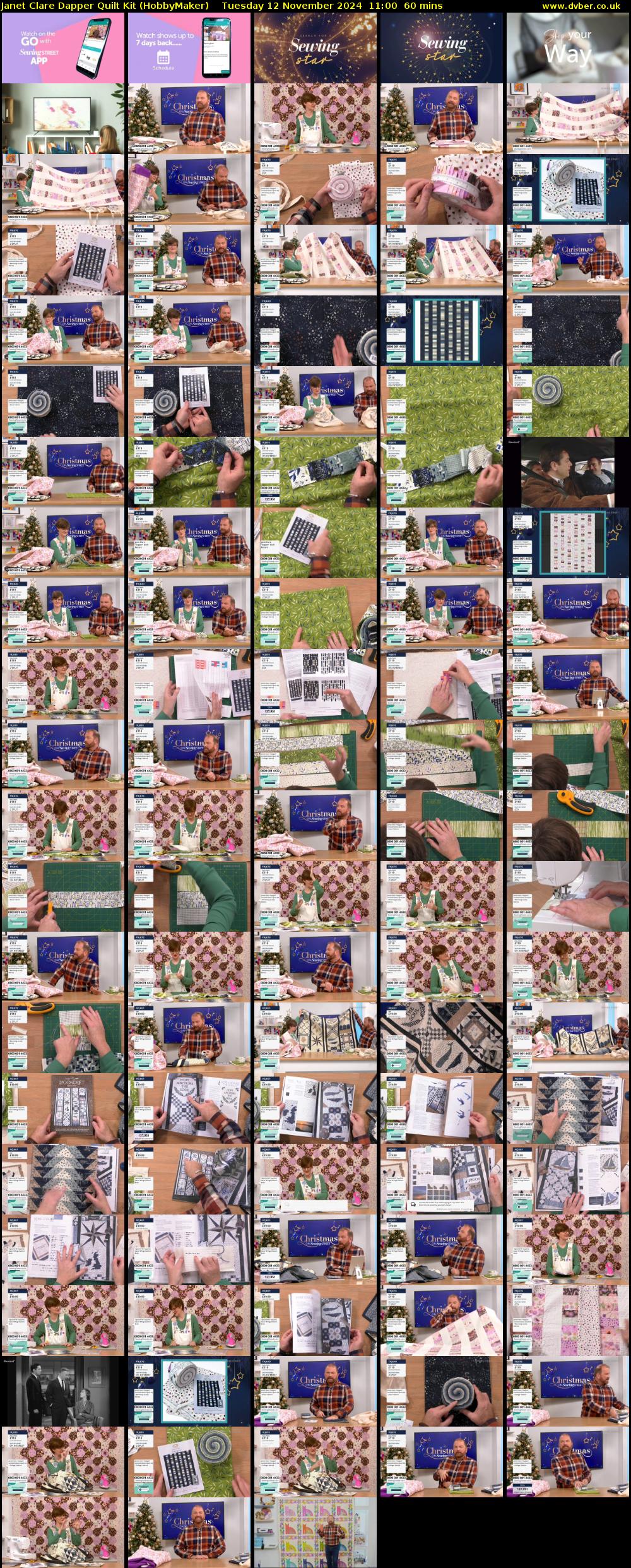 Janet Clare Dapper Quilt Kit (HobbyMaker) Tuesday 12 November 2024 11:00 - 12:00