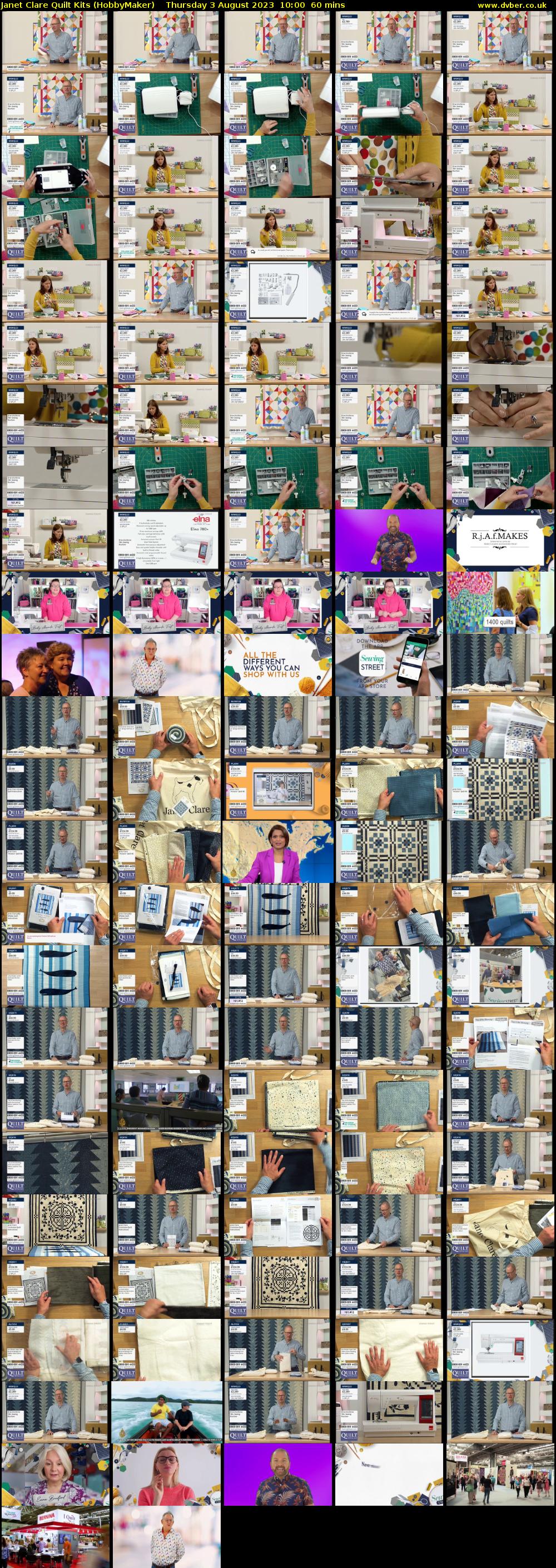 Janet Clare Quilt Kits (HobbyMaker) Thursday 3 August 2023 10:00 - 11:00