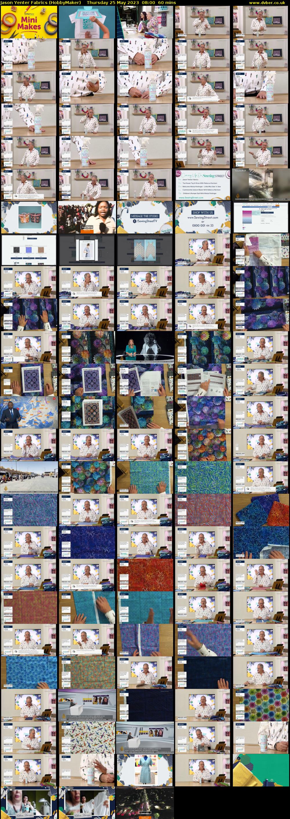 Jason Yenter Fabrics (HobbyMaker) Thursday 25 May 2023 08:00 - 09:00