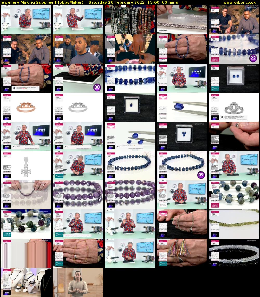 Jewellery Making Supplies (HobbyMaker) Saturday 26 February 2022 13:00 - 14:00